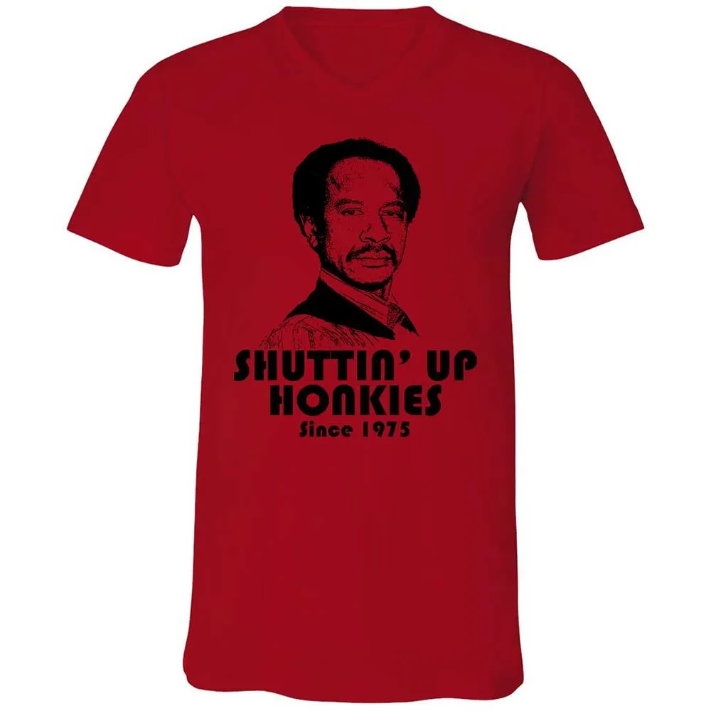 Unisex V-Neck T-Shirt - 3W5CUR5W - Red - 5