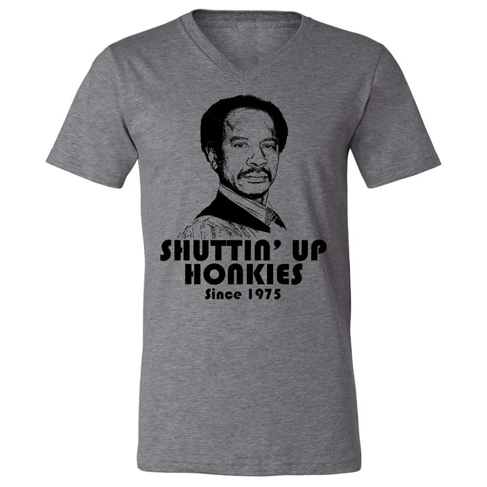 Unisex V-Neck T-Shirt - 3W5CUR5W - Deep Heather - 9