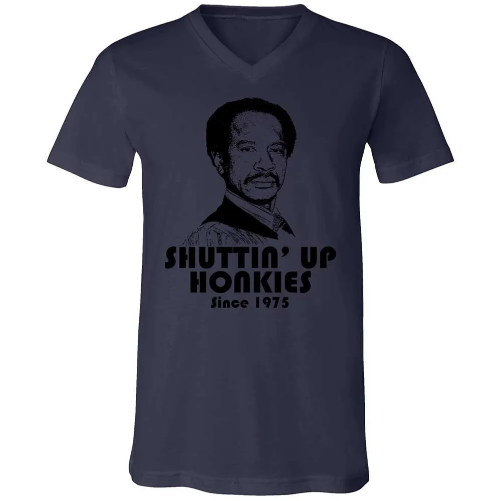 Unisex V-Neck T-Shirt - 3W5CUR5W - Navy - 12