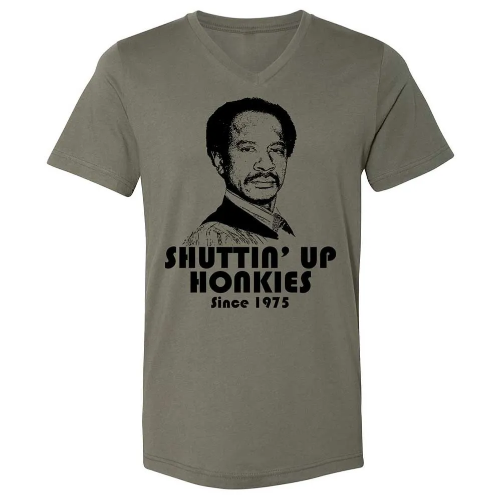 Unisex V-Neck T-Shirt - 3W5CUR5W - Military Green - 15