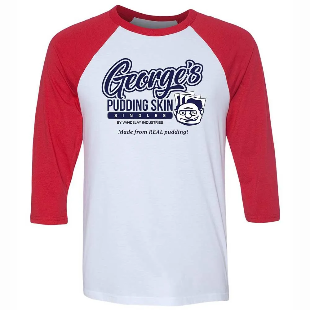 Unisex 3/4 Baseball Tee - P65TDVCW - White/Red - 9