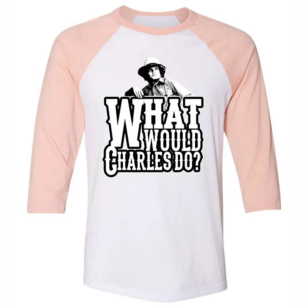 What Would Charles Do? - White/Heather Peach - 5