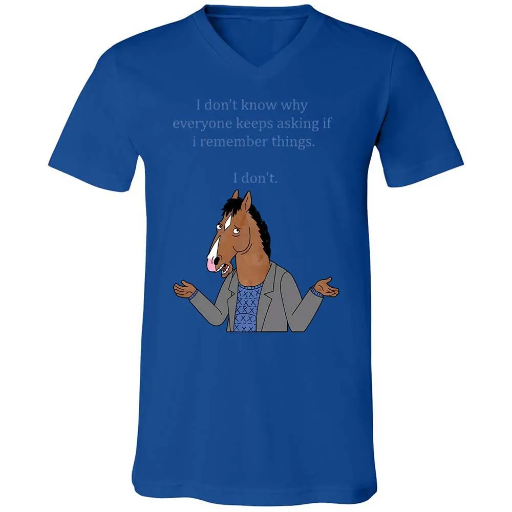 Unisex V-Neck T-Shirt - KKM5A3EK - True Royal - 3