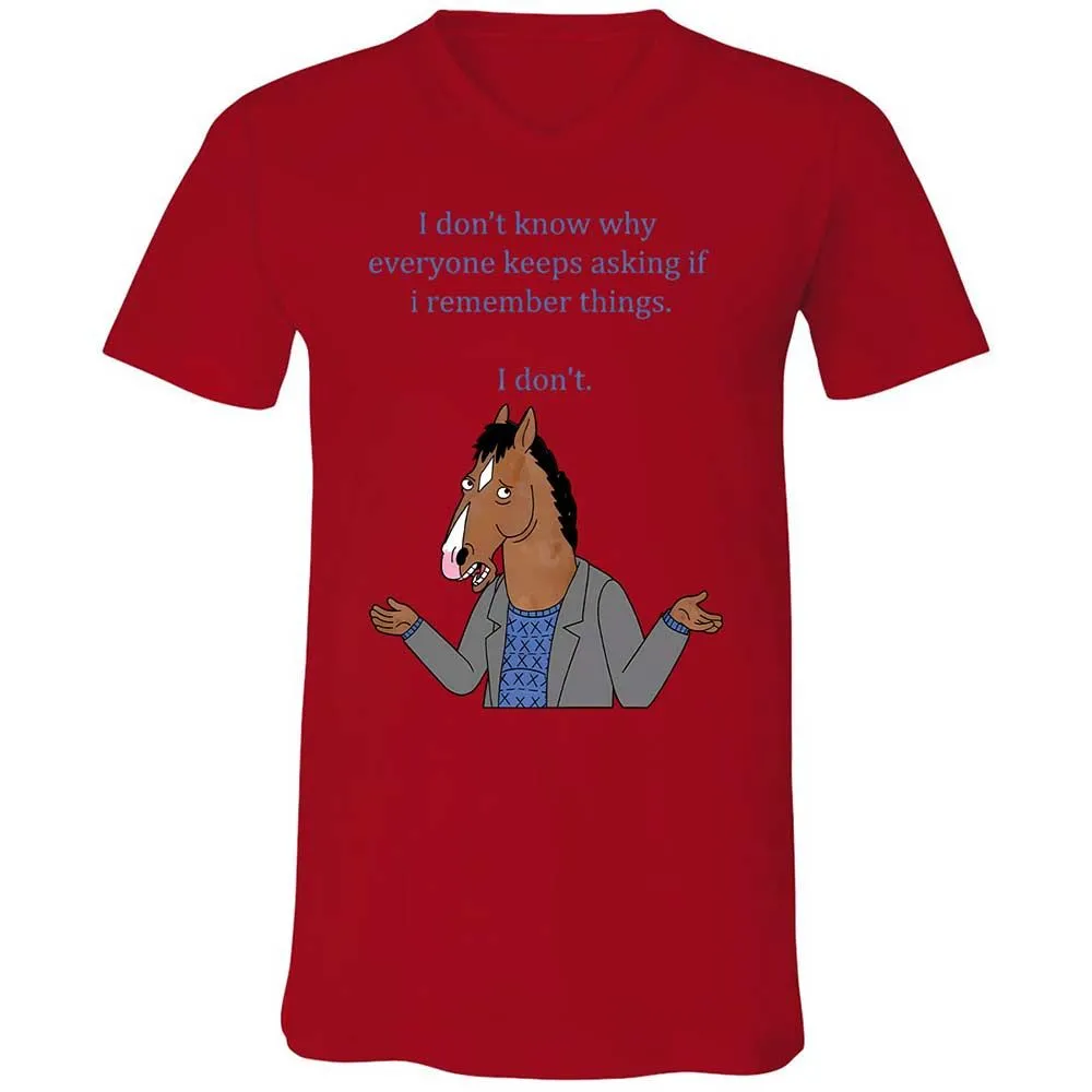 Unisex V-Neck T-Shirt - KKM5A3EK - Red - 5