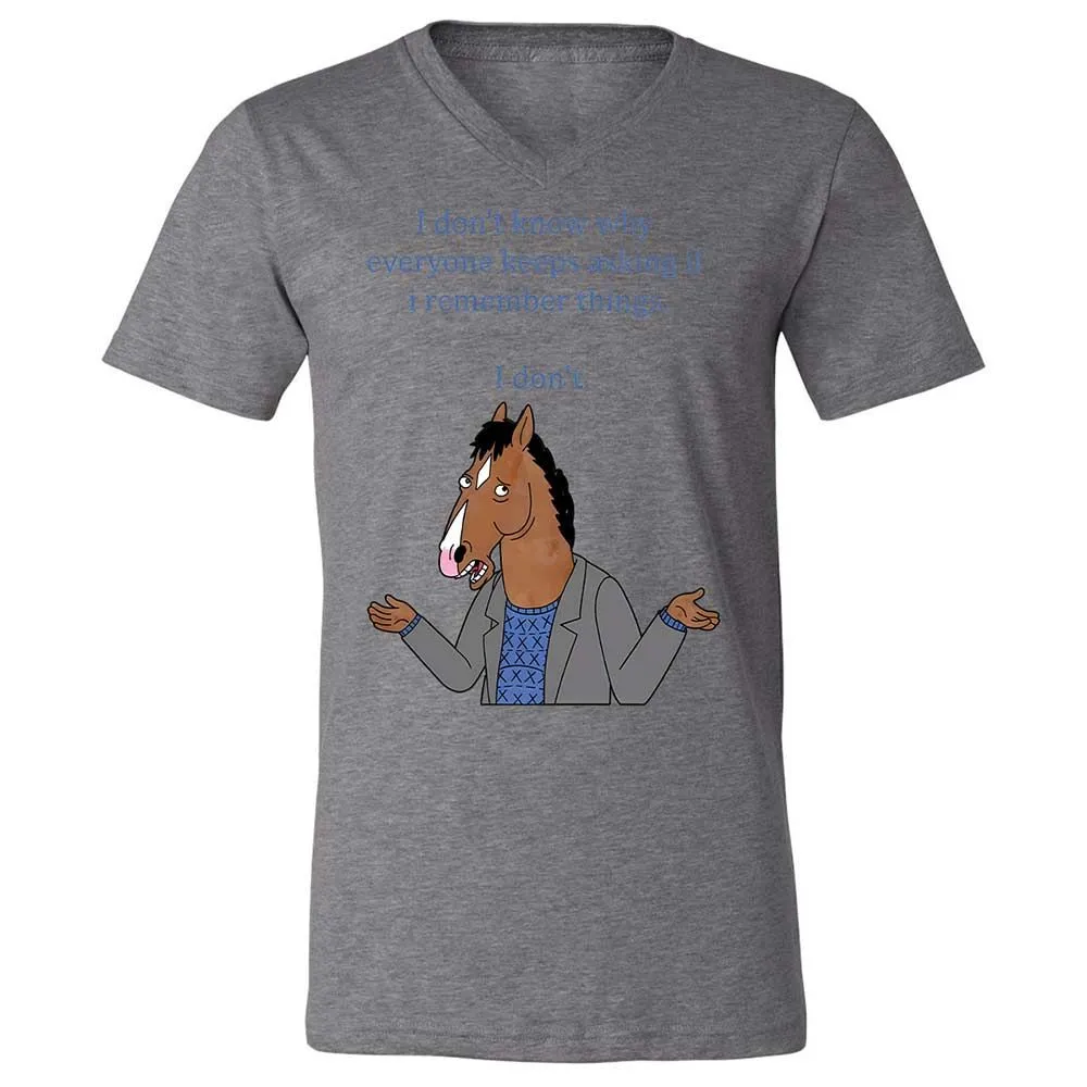 Unisex V-Neck T-Shirt - KKM5A3EK - Deep Heather - 9