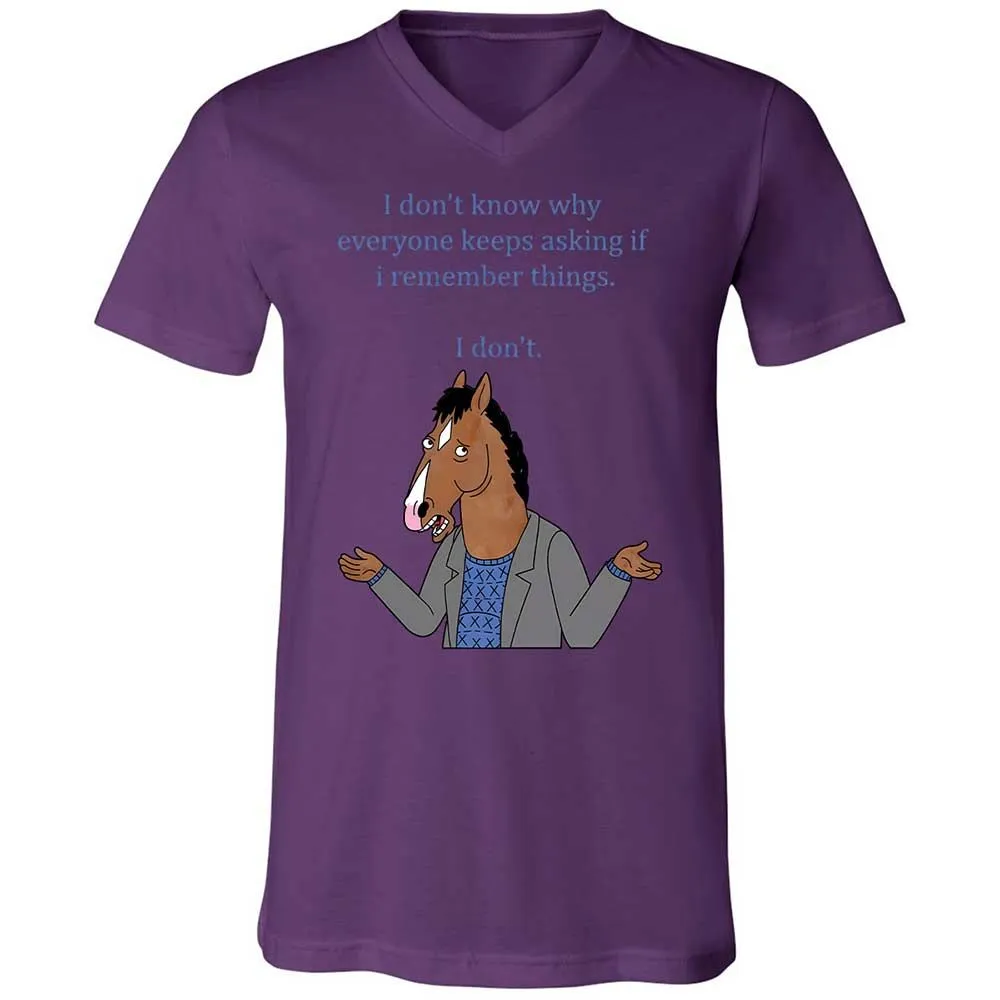 Unisex V-Neck T-Shirt - KKM5A3EK - Team Purple - 10