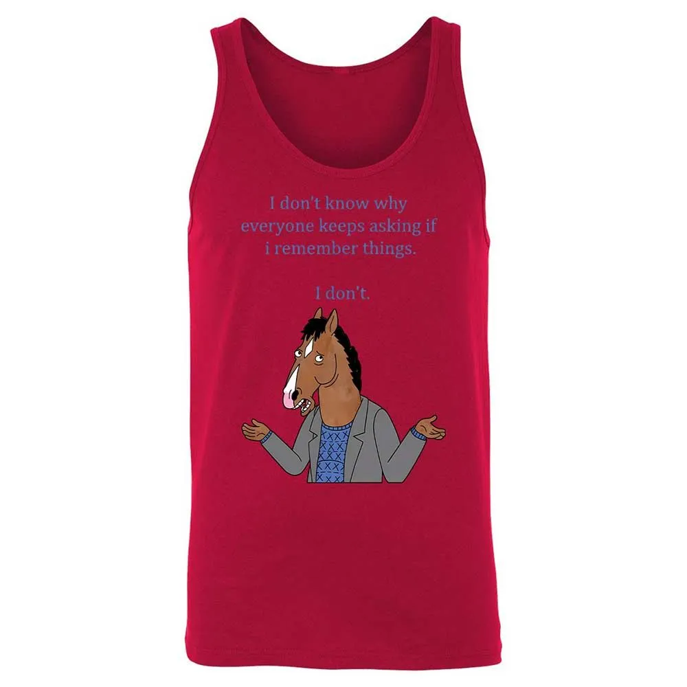 Unisex Jersey Tank - GEY35RXN - Red - 3