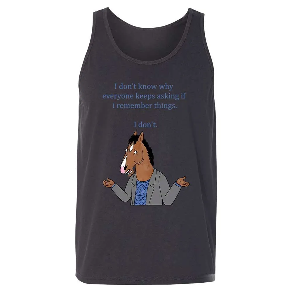 Unisex Jersey Tank - GEY35RXN - Dark Grey - 9