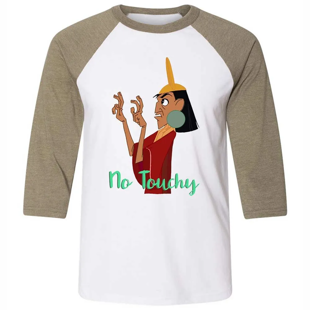Unisex 3/4 Baseball Tee - B6VAP93R - White/Heather Olive - 4