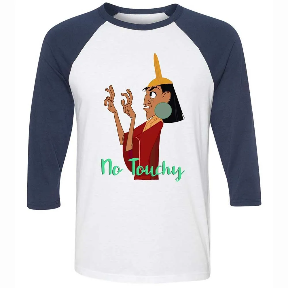 Unisex 3/4 Baseball Tee - B6VAP93R - White/Navy - 8
