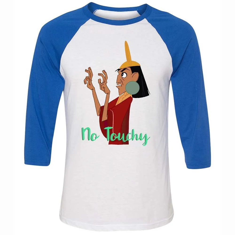 Unisex 3/4 Baseball Tee - B6VAP93R - White/True Royal - 10