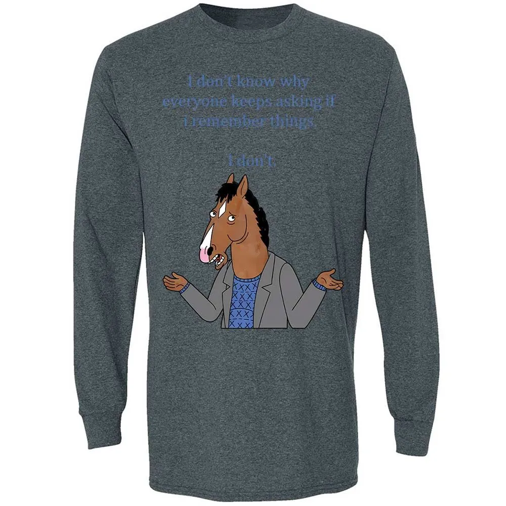Long Sleeve T-Shirt - MCT7BL5B - Dark Heather - 15