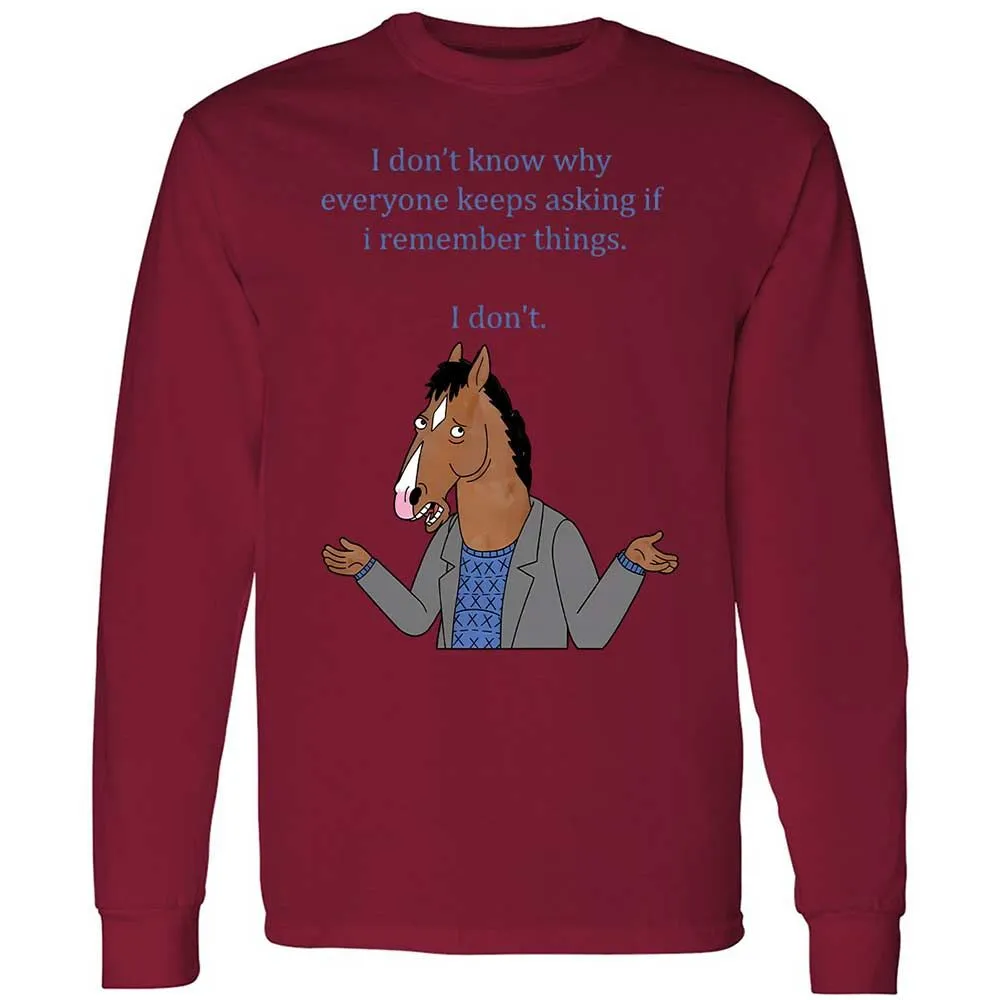 Long Sleeve T-Shirt - MCT7BL5B - Cardinal Red - 17
