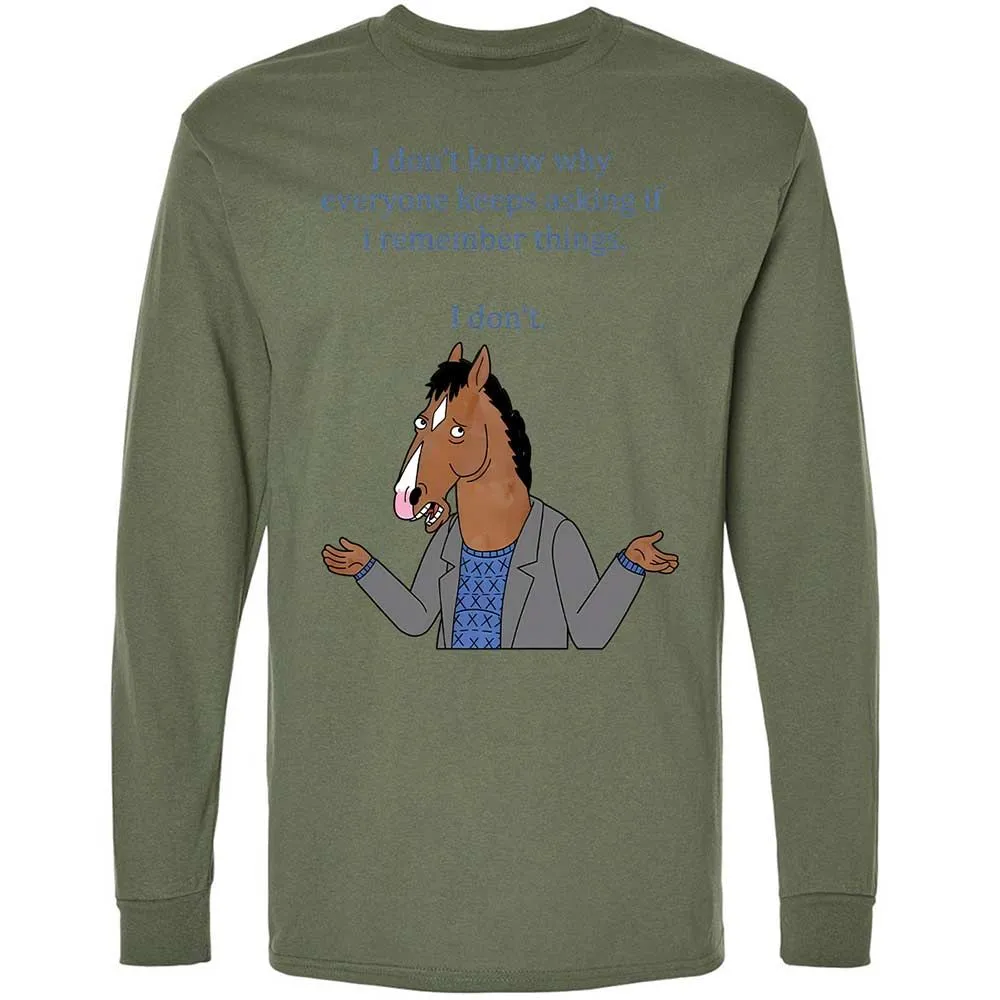 Long Sleeve T-Shirt - MCT7BL5B - Military Green - 19