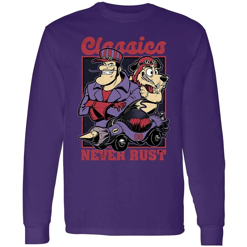 Long Sleeve T-Shirt - G85BX7B7 - Purple - 9