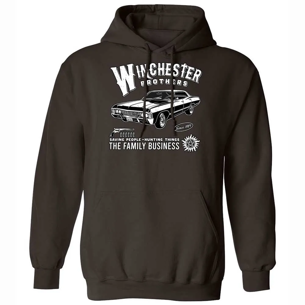 Classic Unisex Hoodie - M2E5AE81 - Dark Chocolate - 6