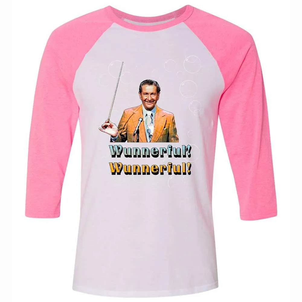 Unisex 3/4 Baseball Tee - C3FLE1QE - White/Neon Pink - 12