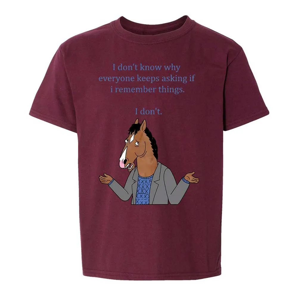 Kids T-Shirt - SKNK7T6Z - Maroon - 19