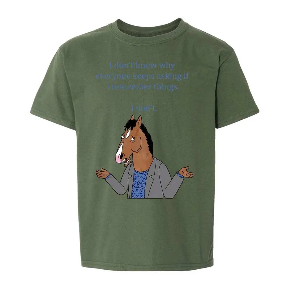 Kids T-Shirt - SKNK7T6Z - Military Green - 20