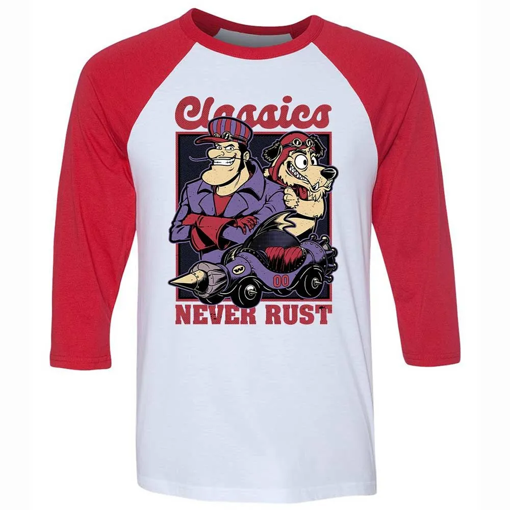 Unisex 3/4 Baseball Tee - 9JSKM9TL - White/Red - 9