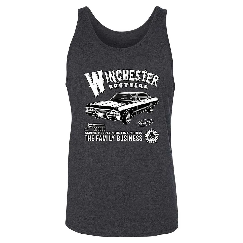 Unisex Jersey Tank - L943NVGD - Dark Grey Heather - 5