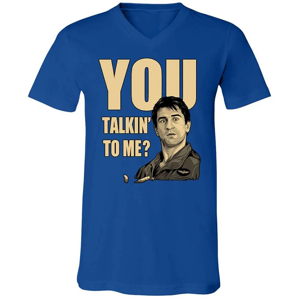 Unisex V-Neck T-Shirt - K3W8KJ6G - True Royal - 4
