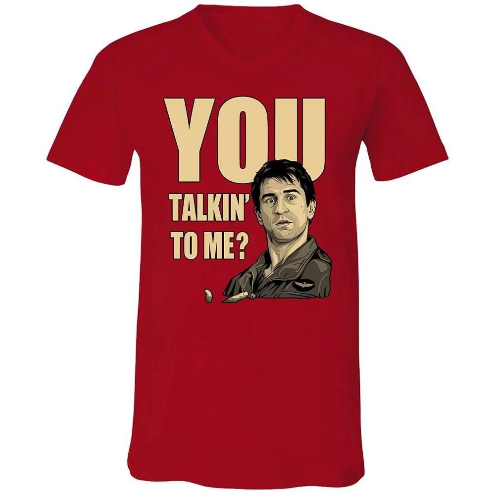 Unisex V-Neck T-Shirt - K3W8KJ6G - Red - 6