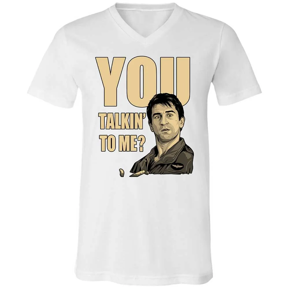 Unisex V-Neck T-Shirt - K3W8KJ6G - White - 16