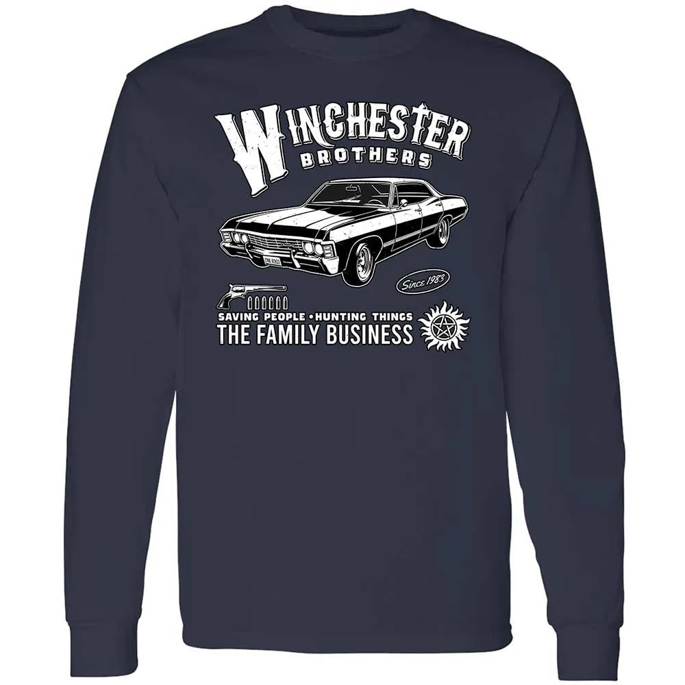 Long Sleeve T-Shirt - MXQFW52J - Navy - 2