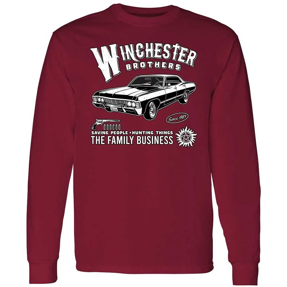 Long Sleeve T-Shirt - MXQFW52J - Cardinal Red - 7