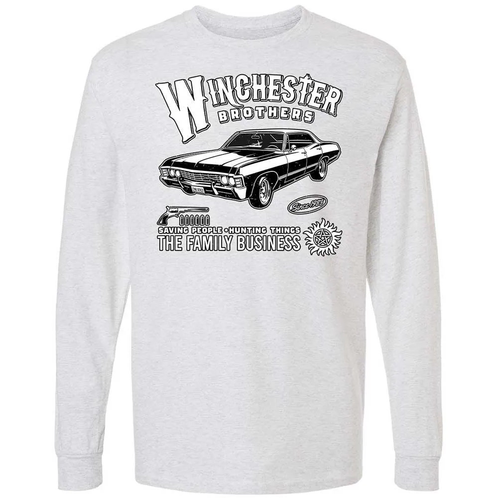 Long Sleeve T-Shirt - MXQFW52J - Ash - 14