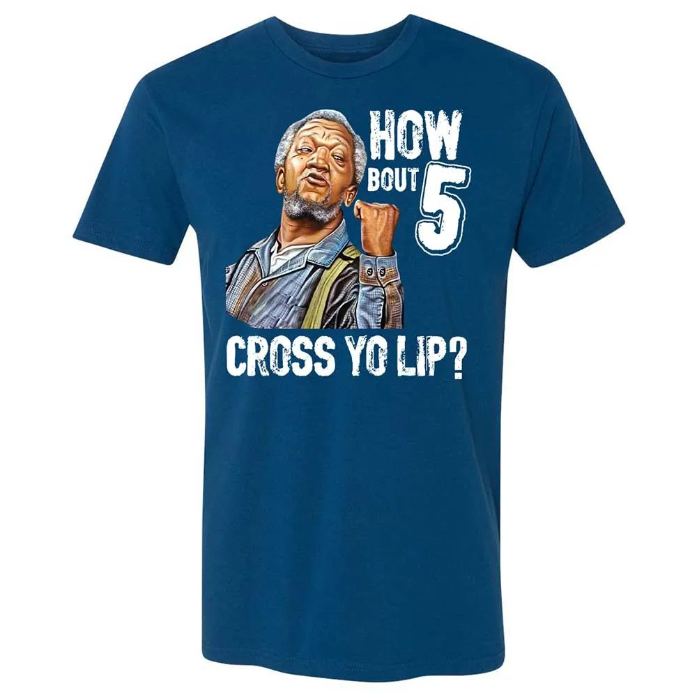 How bout 5 cross yo lip - Cool Blue - 5