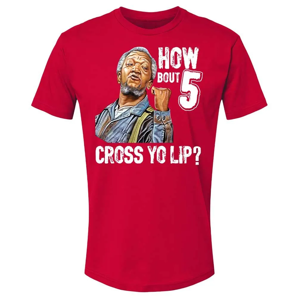 How bout 5 cross yo lip - Red - 9