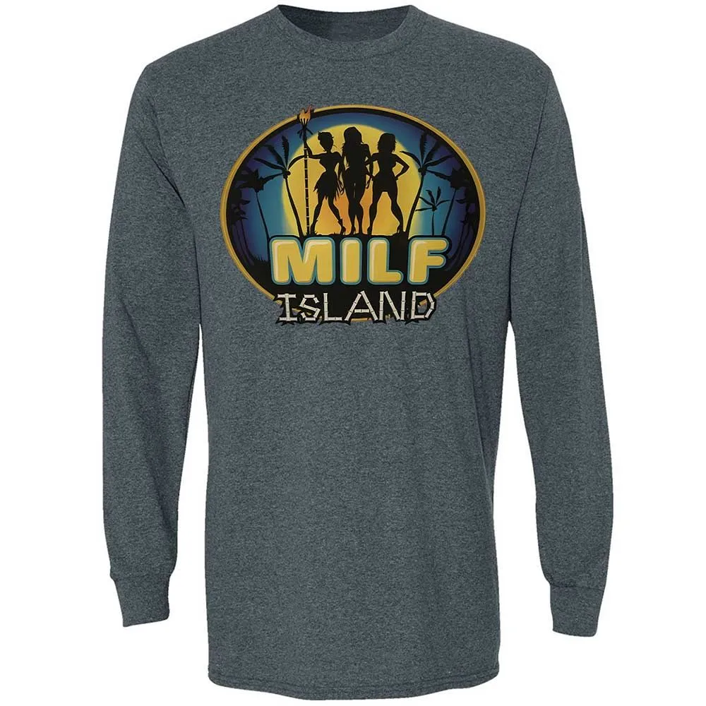 Long Sleeve T-Shirt - 13QCSXVT - Dark Heather - 5