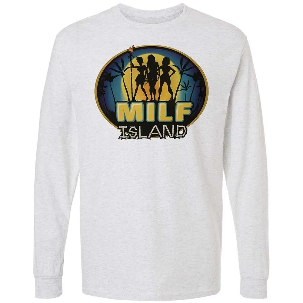 Long Sleeve T-Shirt - 13QCSXVT - Ash - 14