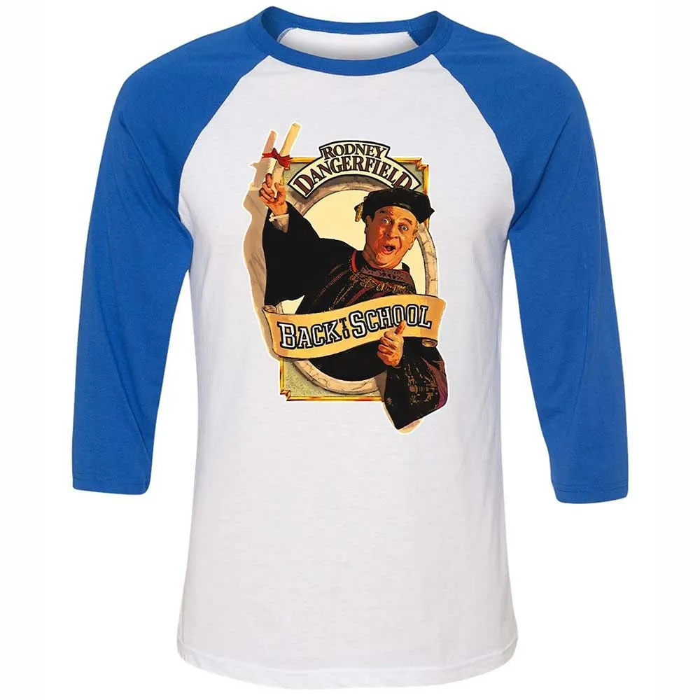 Unisex 3/4 Baseball Tee - R4XVMC8E - White/True Royal - 10