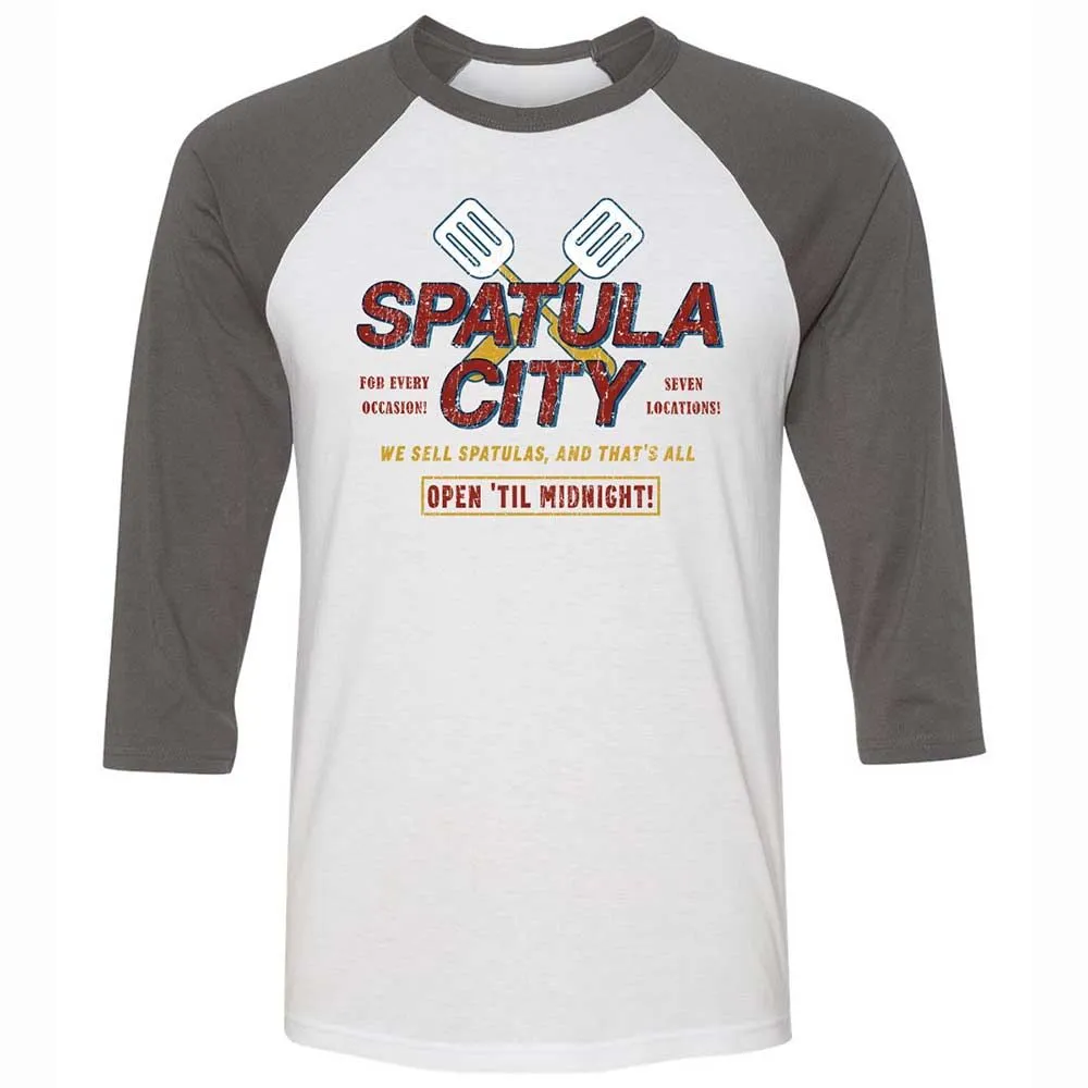 Unisex 3/4 Baseball Tee - STPL2X33 - White/Asphalt - 2