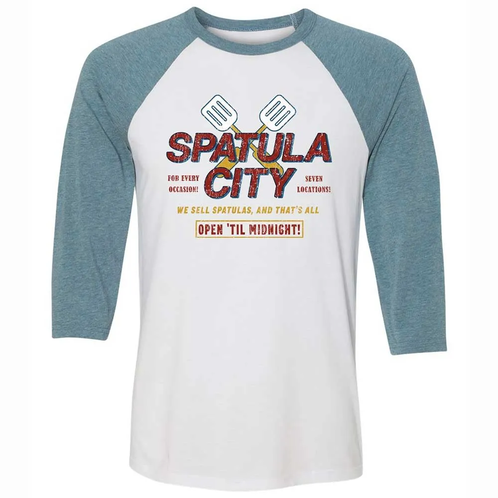 Unisex 3/4 Baseball Tee - STPL2X33 - White/Denim - 3