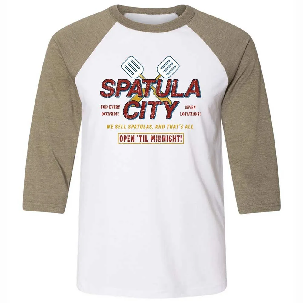 Unisex 3/4 Baseball Tee - STPL2X33 - White/Heather Olive - 4