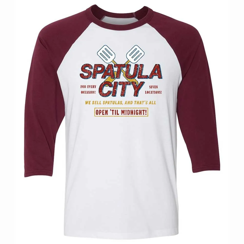 Unisex 3/4 Baseball Tee - STPL2X33 - White/Maroon - 7