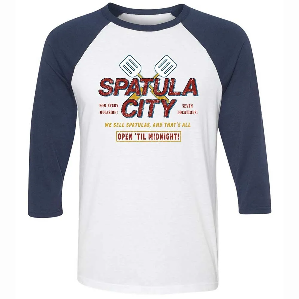 Unisex 3/4 Baseball Tee - STPL2X33 - White/Navy - 8