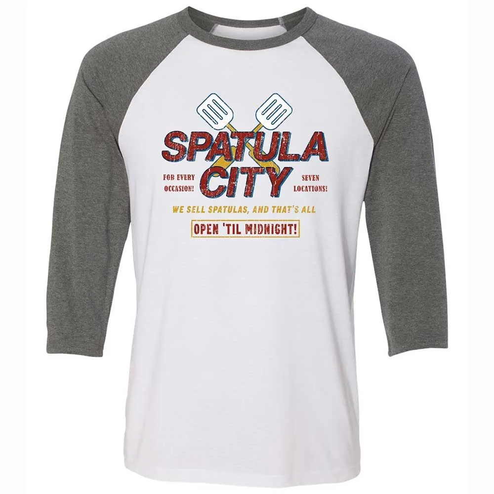 Unisex 3/4 Baseball Tee - STPL2X33 - White/Deep Heather - 11