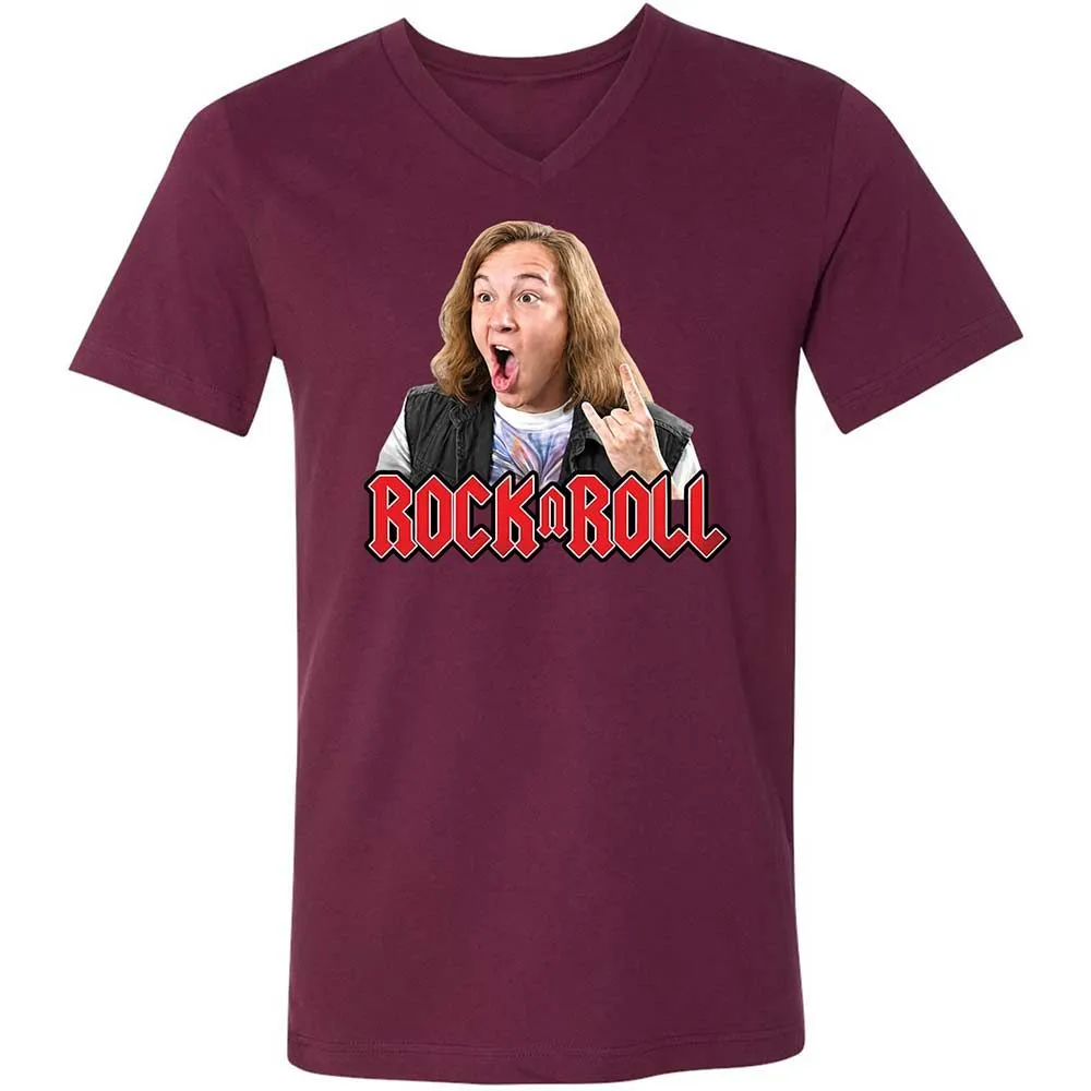 Unisex V-Neck T-Shirt - TM5USB5Z - Maroon - 8