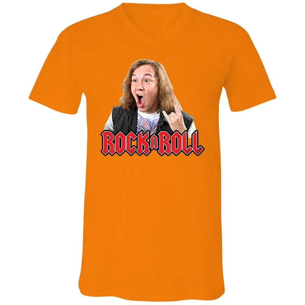 Unisex V-Neck T-Shirt - TM5USB5Z - Orange - 12