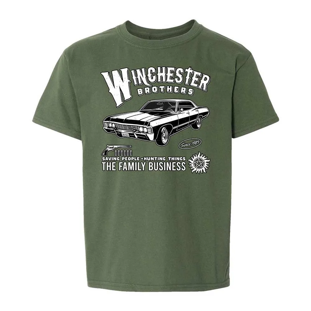 Kids T-Shirt - XNPW6C8H - Military Green - 19