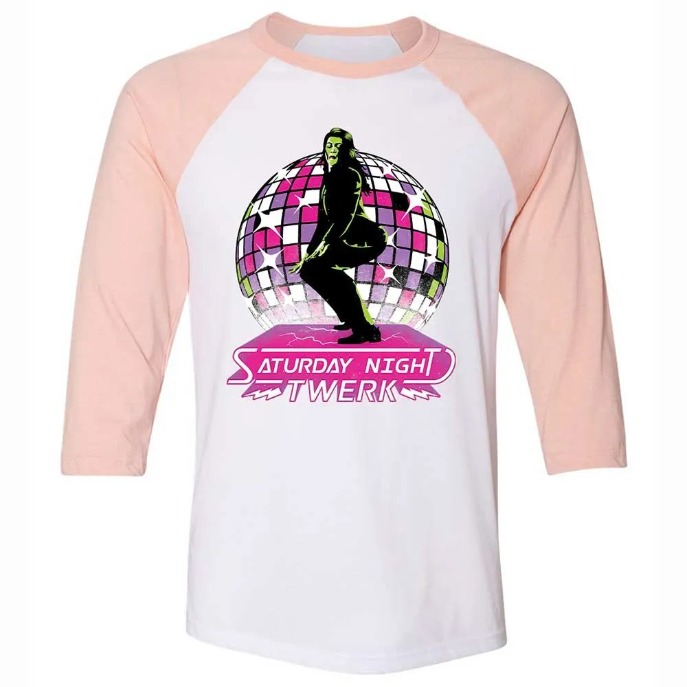 Saturday Night Twerk - White/Heather Peach - 5