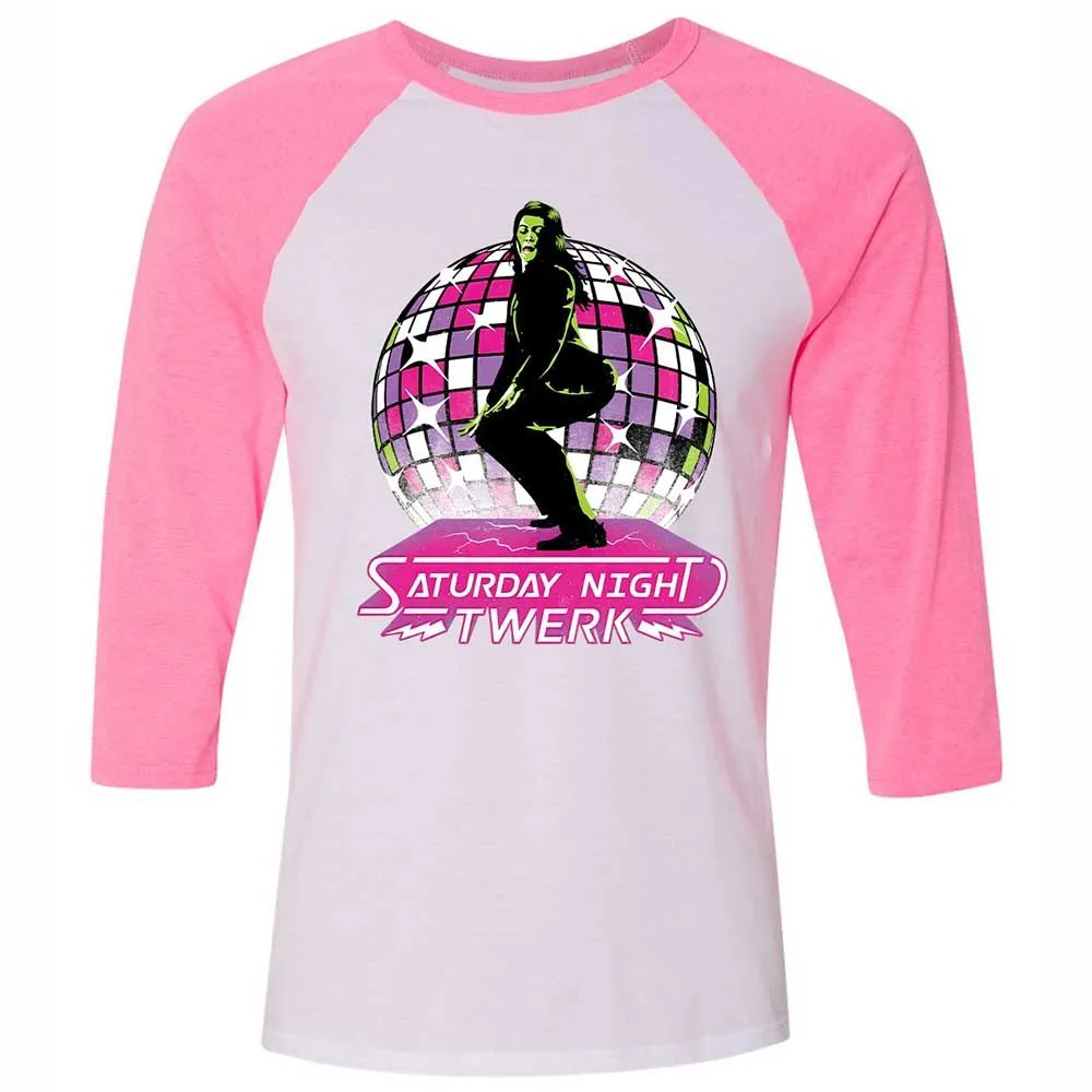 Saturday Night Twerk - White/Neon Pink - 12