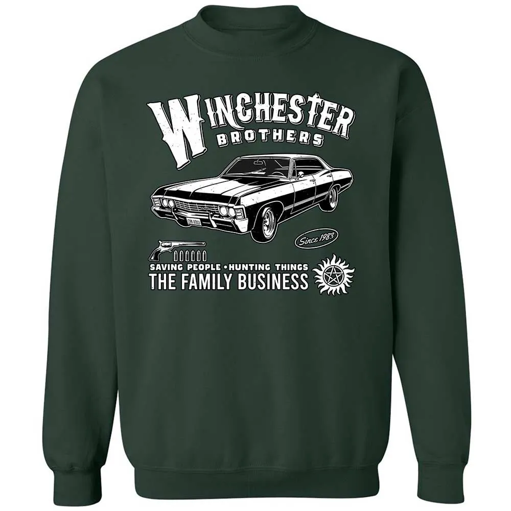Classic Unisex Sweatshirt - ZZQQTLAB - Forest Green - 5