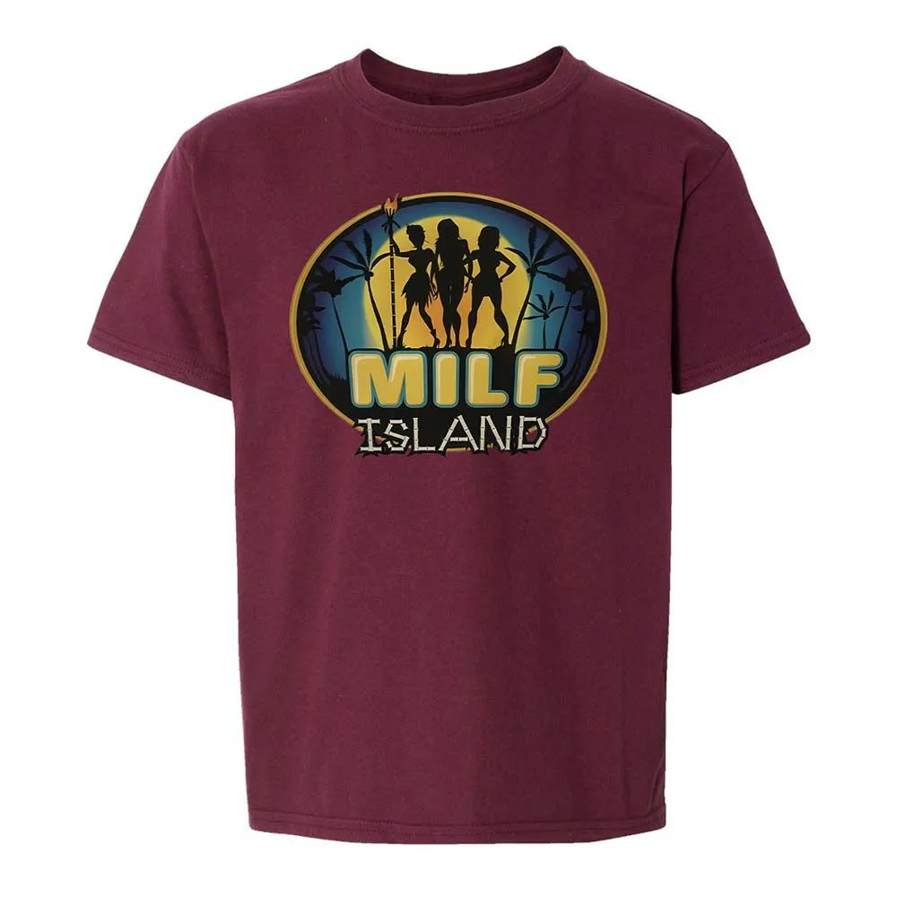 Kids T-Shirt - CXL2TBQM - Maroon - 14