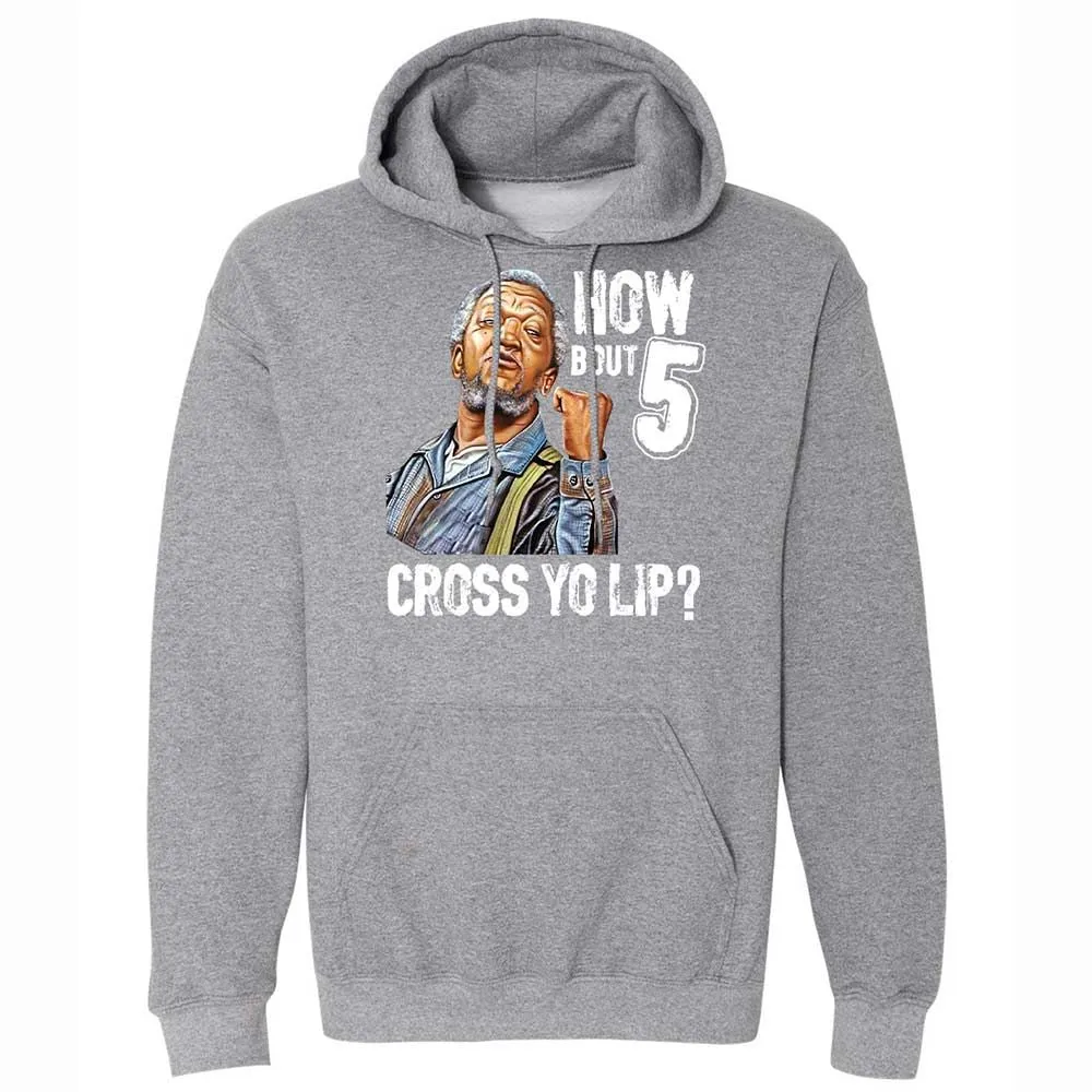 How bout 5 cross yo lip - Graphite Heather - 4